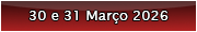 30 e 31 Março 2026